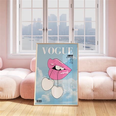 Trendy Vogue Print Vintage Vogue Poster Luxury Print Trendy Wall Art