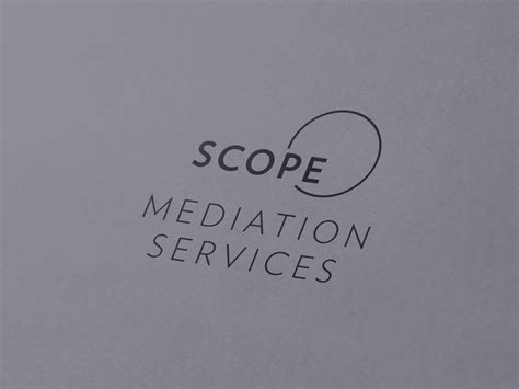 Logo Branding Scope Mediation Services By Magna Creative Studio On