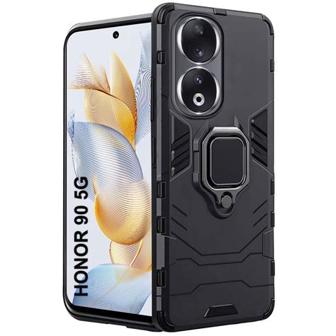 Thetkart Tpupc Tough Armor Bumper Back Case Cover For Honor 90 5g