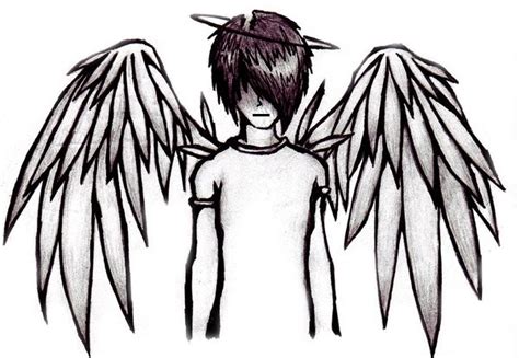 Anime Emo Angel Boy by Srigby2000 on DeviantArt