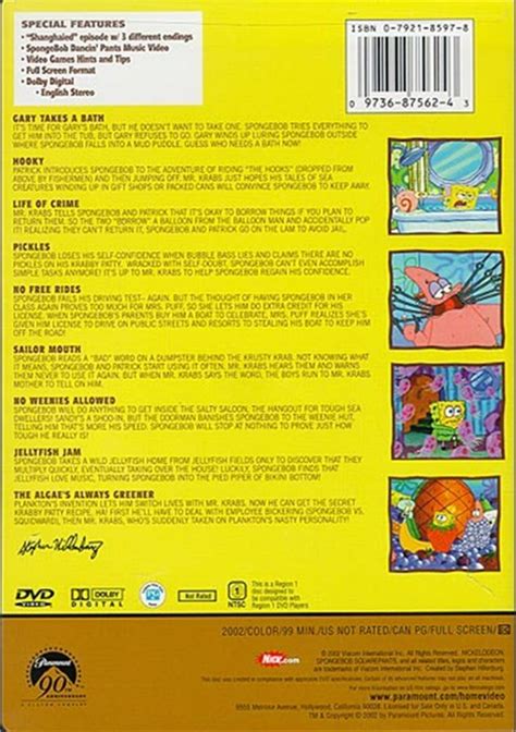 SpongeBob SquarePants: Sea Stories (DVD 2002) | DVD Empire