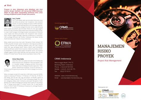 PDF Brochure Project Risk Management 2016 V1 CRMS Indonesia