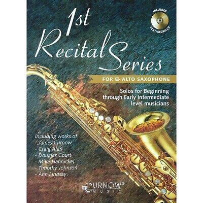 Hal Leonard Play Along First Recital Series Book With Cd Alto Saxophone