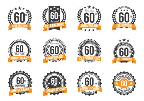 60th Birthday Vector Art Icons And Graphics For Free Download