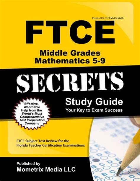 Ftce Middle Grades Mathematics Study Guide Mo Media