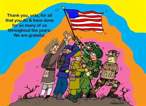 History Bluffs Cartoons Happy Veterans Day Week And Year