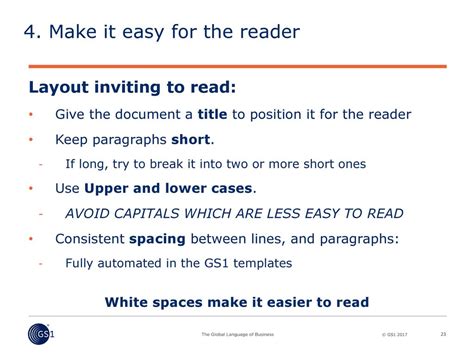 Best Practice For Drafting Gs1 Standards Ppt Download