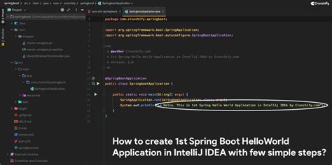 How To Create St Web Based Spring Boot Helloworld App In Intellij Idea