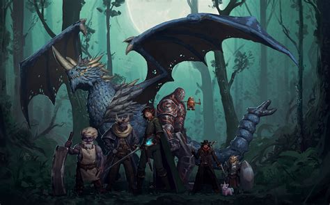 dnd style dark fantasy illustrations advertisements  topic dd
