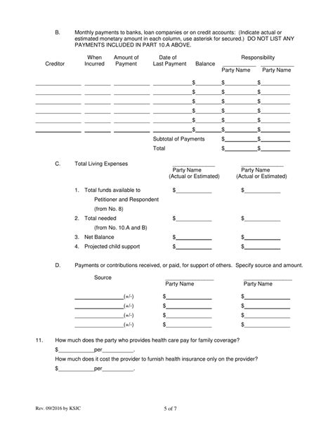 Kansas Domestic Relations Affidavit Form Fill Out Sign Online And