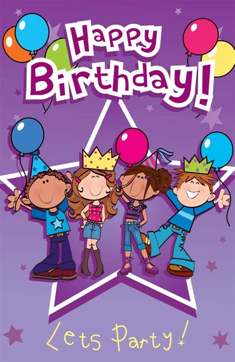 Happy Birthday Singing Card - An Invitation Card