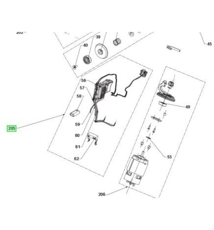 Interrupteur perforateur RYOBI modèle R18SDS