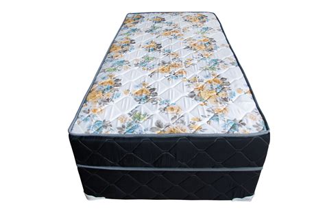 Cama Conjugada Iara Premium Preto Amarelo Floral 088X188X044cm D28 UG