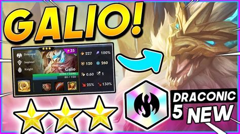 Tft Set5 Galio⭐️⭐️⭐️ Youtube