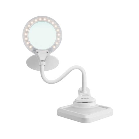 Steren Lampara Led Con Lupa X Cuello Flexible Y Pinza Kemik Guatemala