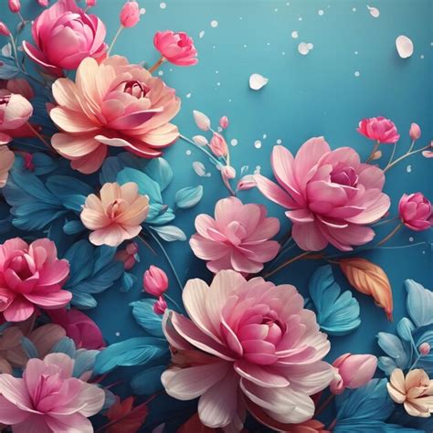 Premium Ai Image Beautiful Flower For Background And Wallpaper