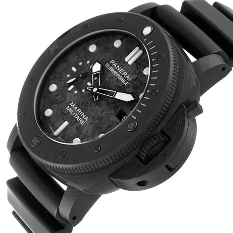 Panerai Submersible Marina Militare 47mm Carbotech Mens Watch PAM00979