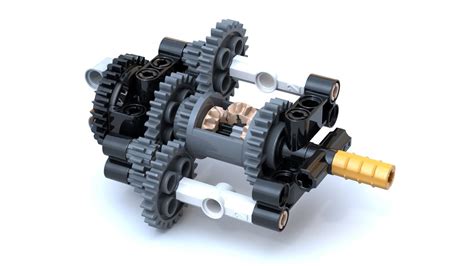 Lego Technic 11 To 1 Planetary Gear Reduction Mechanism Lego Technic