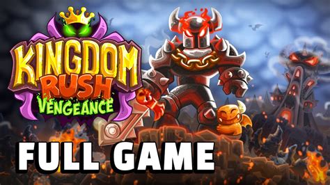 Kingdom Rush Vengeance 3 Stars Full Game Walkthrough Longplay