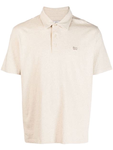 Woolrich Logo Patch Short Sleeved Polo Shirt Farfetch