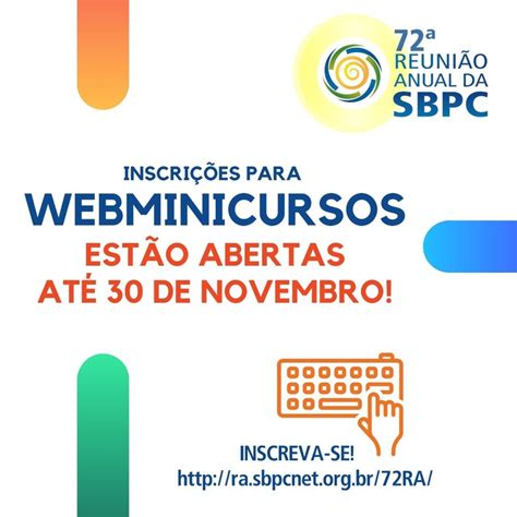 Reuni O Anual Da Sbpc Est Inscri Es Abertas Para