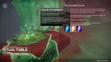 How To Unlock Void Arc And Solar Attunement In Destiny 2 The Nerd Stash