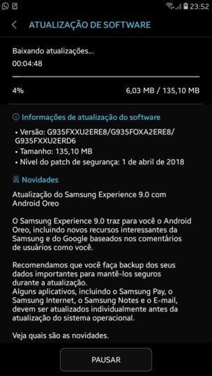 Reanudada La Actualización De Android Oreo Para El Samsung Galaxy S7