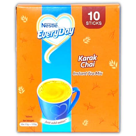 Nestle Everyday Karak Chai Instant Tea Mix Just Add Hot Water 10