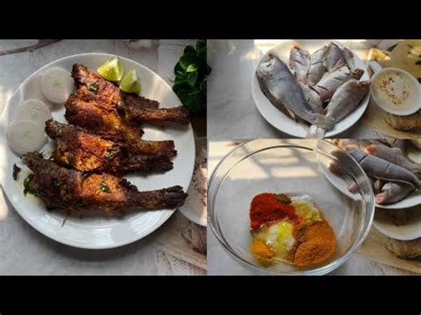 Tandoori Masale Ke Sath Doma Fish Fry Recipe Silver Croaker Doma Fish