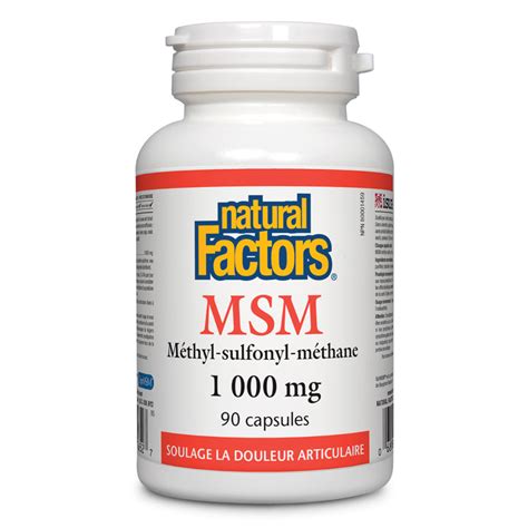 Msm 1000 Mg · Methyl Sulfonyl Méthane La Moisson