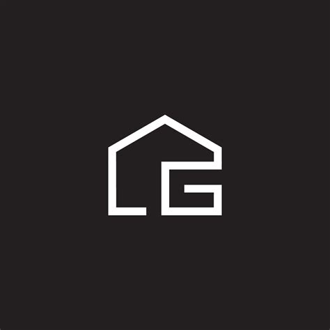 LG HOUSE LOGO DESIGN VECTOR 7401756 Vector Art at Vecteezy