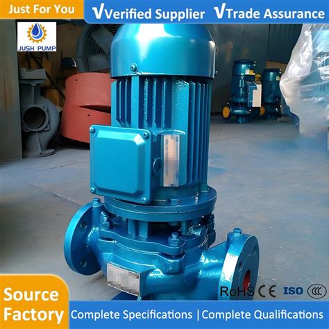 Irg Industrial Vertical Pipeline Pump Isw Cold And Hot Water