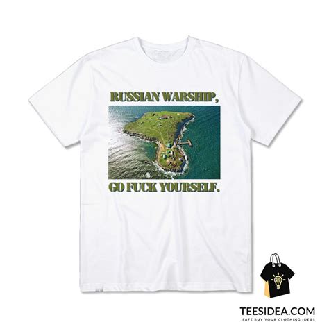 Russian Warship Go Fuck Yourself T Shirt Teesidea