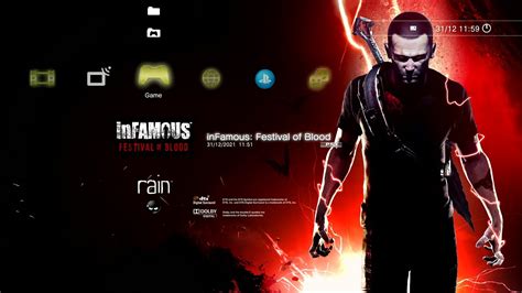 Infamous Festival Of Blood PS3 XMB Menu Theme Music High Quality