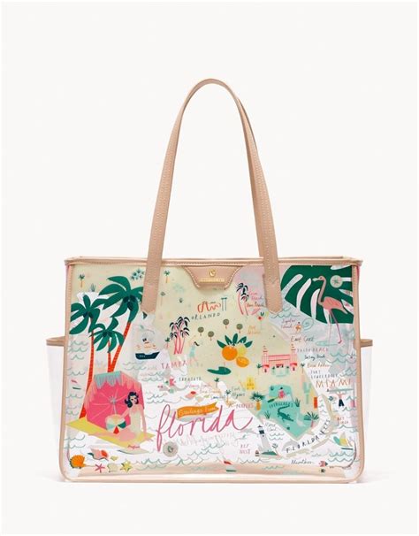 Nwt Brand New Spartina 449 Florida Clear Beach Tote Women Bag Etsy