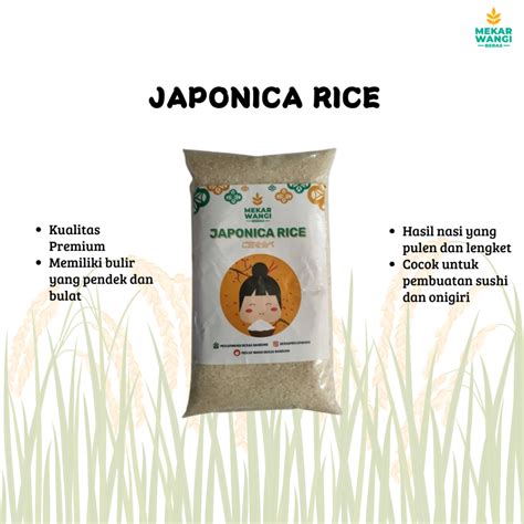 Jual Beras Jepang Japonica Rice Kg Shopee Indonesia