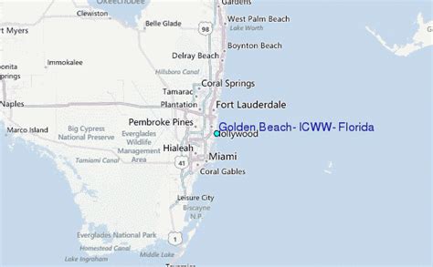 Golden Beach, ICWW, Florida Tide Station Location Guide