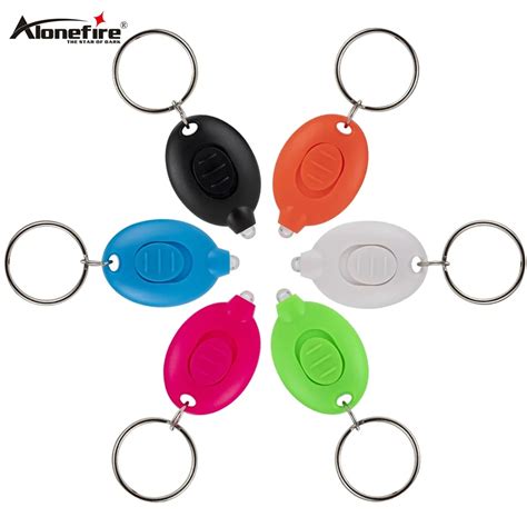 Alonefire Y02 LED Keychain Light Mini Multicolored Cool Popular White