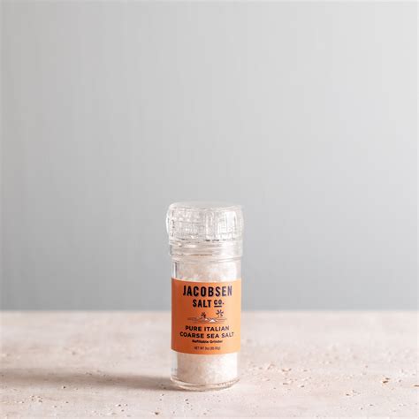 Pure Coarse Sea Salt Grinder – Jacobsen Salt Co.