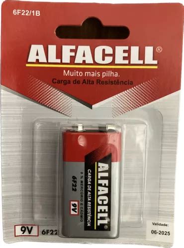 Bateria Alfacell 9v Pilha MercadoLivre