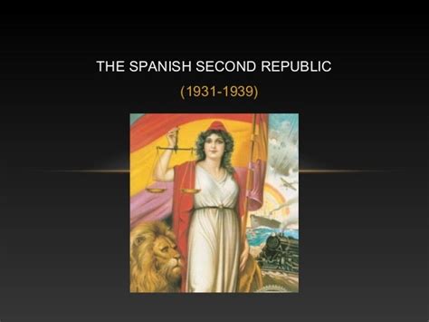 The Spanish Second Republic