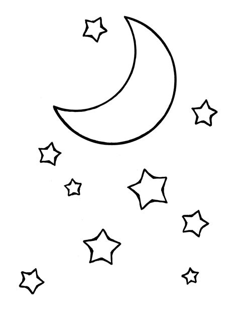 Moon and Stars