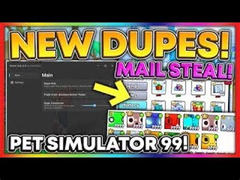 Pet Simulator 99 Script HACK DUPE PETS MAIL STEALER TRADE SCAM