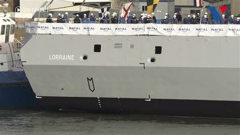 Photos Naval Group Launches Lorraine Its Final FREMM Frigate