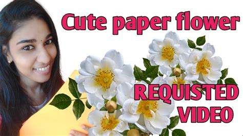 Color Paper Flower Simple Flower Making Paper Craft Best Out Of Waste