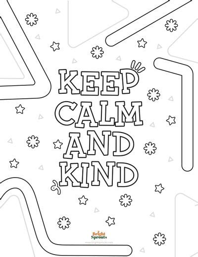 12 Free Printable Kindness Coloring Pages