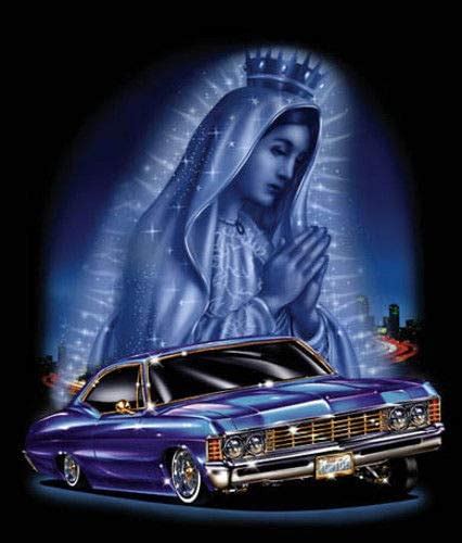 Hotstuff Virgin City Mary Lady Of Guadalupe Blessing Poster Print