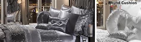 Sparkle Sequin Luxury Diamante Bedding Bedroom Collection Silver Grey Double Duvet Cover Set