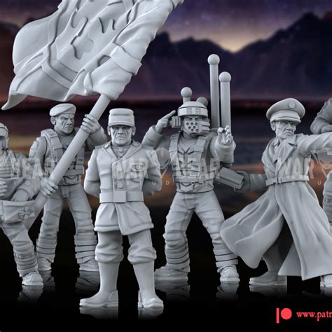 3D Printable Federation Infantry Brigade By BattleCat Miniatures