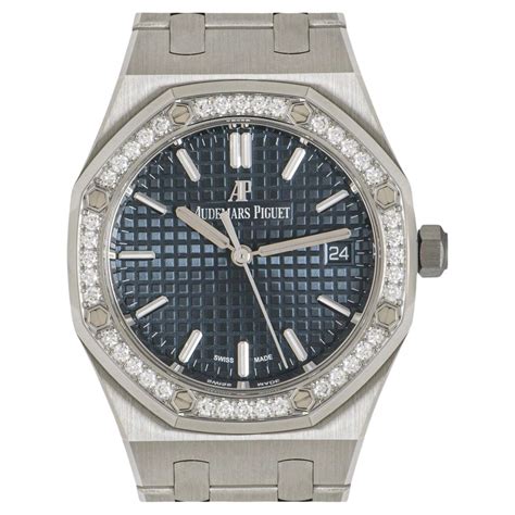 Audemars Piguet Royal Oak Full Baguette Diamond Watch Ref Bc Zz